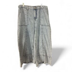 SHEIN Denim Wide-Leg Jeans size 1XL